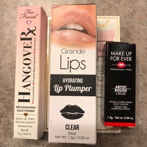 Too Faced Hangover, Grande Lips, Make Up Forever